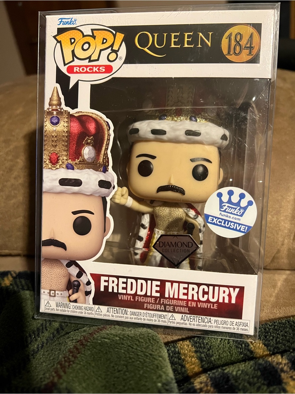 Funko POP Queen collectible packaging